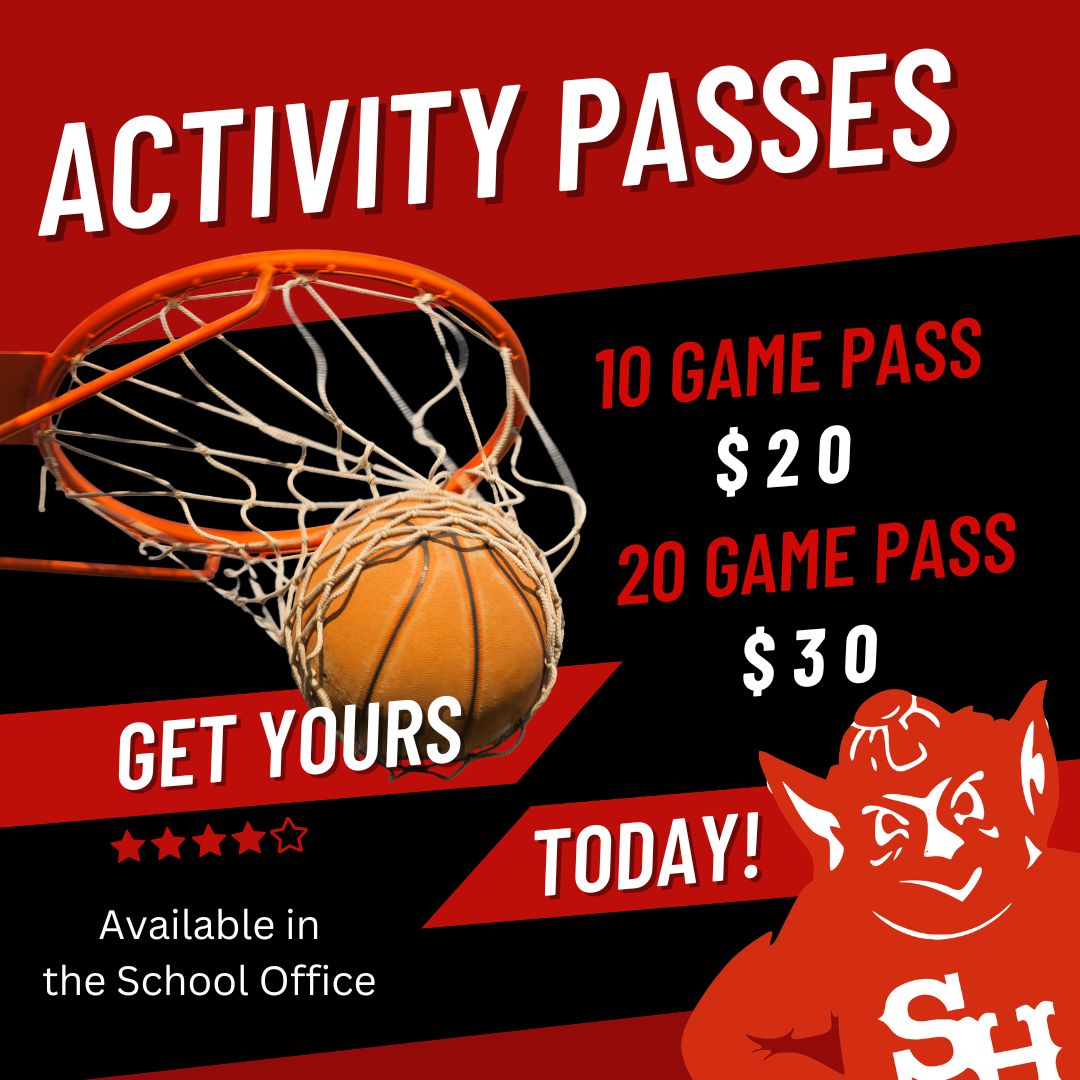 Activity Passes NOW AVAILABLE - Sacred Heart SchoolSacred Heart School
